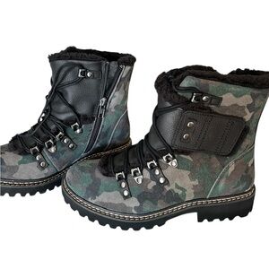 ⚠️ Last Pair NEW Earth Kodiak Glacier Camouflage Hiking Boots with Black Accents